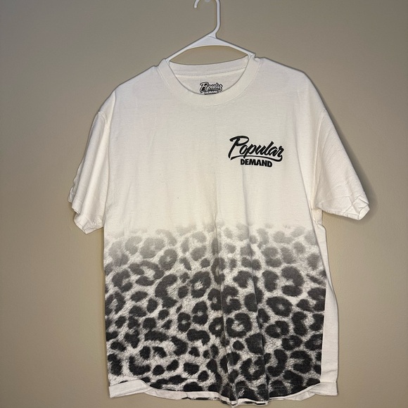 Popular Demand White and Black Men's Shirt - Picture 1 of 2